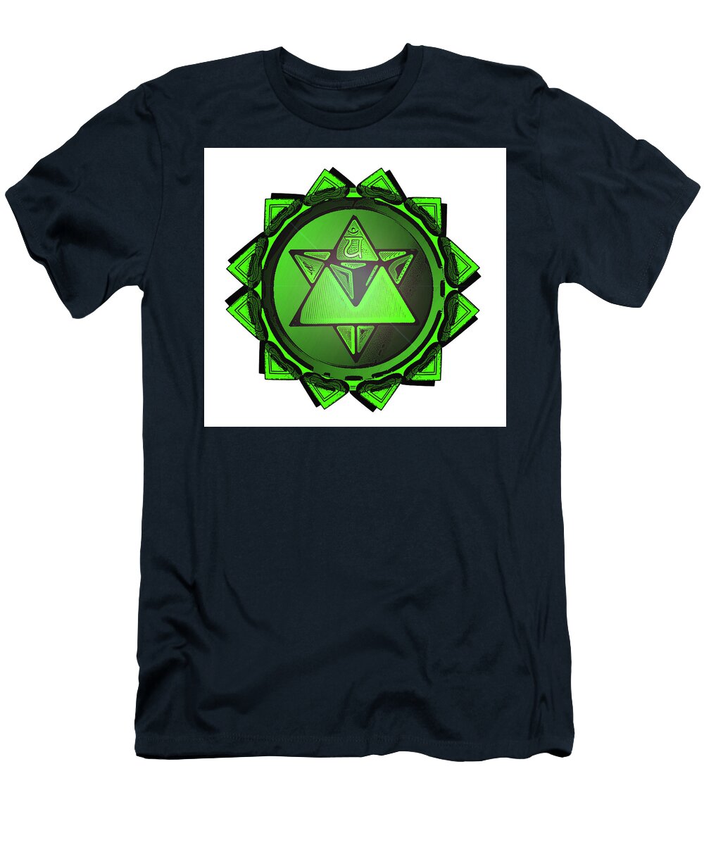 Anahata Chakra Green Stephen Humphries T-Shirt