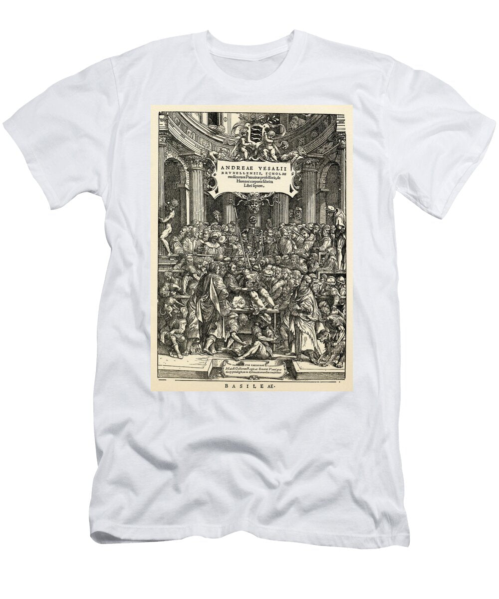 Anatomy Lesson on Title Page of De Ken Welsh T-Shirt
