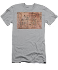 Ancient Egypt the Air God Shu Assisted By Other Gods Holds Up Nut the Sky As Geb the Earth Tom Hill T-Shirt