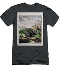 Ancient Painted Plate Bat O1 Historic Illustrations T-Shirt