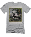 Ancient Painted Plate Deer O1 Historic Illustrations T-Shirt