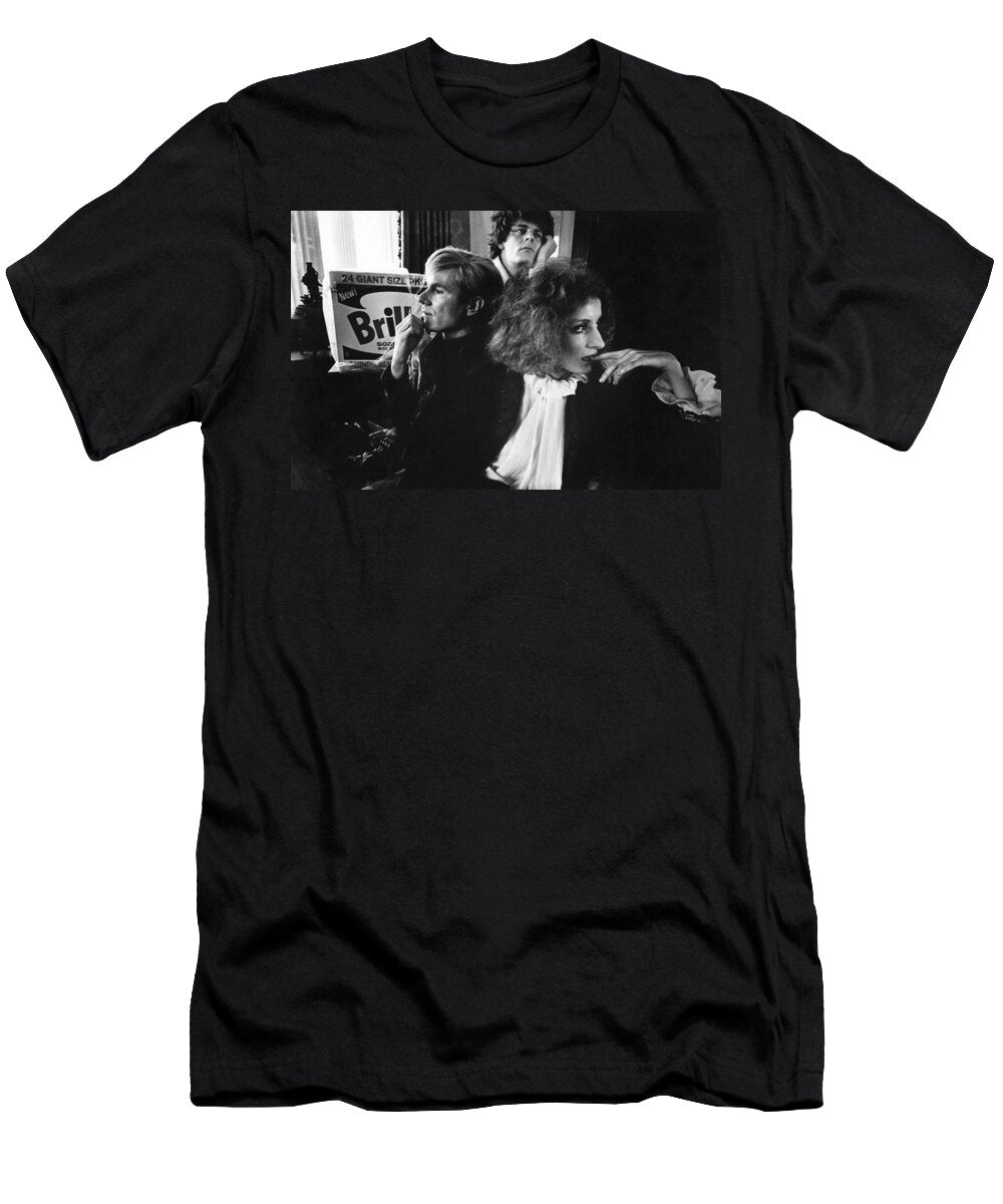 Andy Warhol Paul Morrisey and Viva Donald Getsug T-Shirt