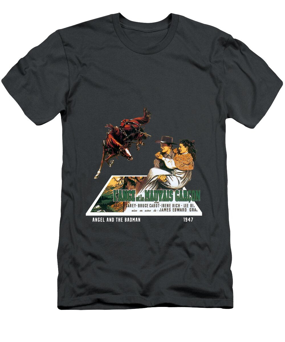 Angel and the Badman 1947 3d Movie Poster Stars on Art T-Shirt