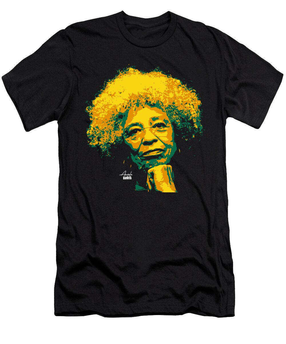 Angela Davis Pop Art V5 Andika Bahtiar T-Shirt