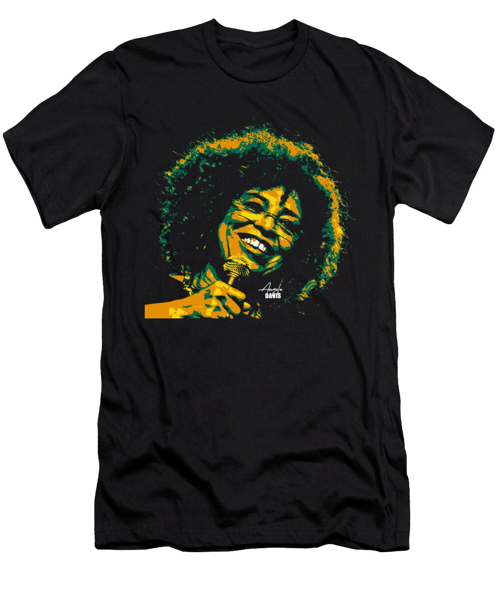 Angela Davis Pop Art V6 Andika Bahtiar T-Shirt