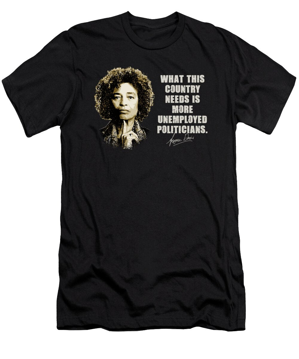 Angela Davis Vintage with Quotes Andika Bahtiar T-Shirt