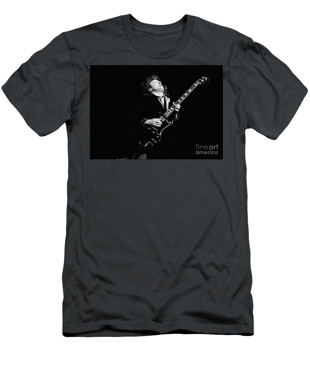 Angus Young of Ac DC 1990 Mirjana Simeunovich T-Shirt