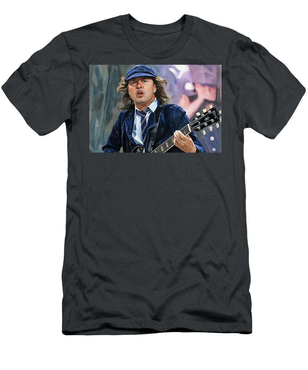 Angus Young Rocks Always 2 John Farr T-Shirt