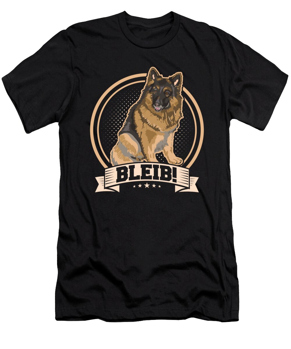 Animal Owners Dog Trainers Doggie Pets German Shepherd Bleib Gift Thomas Larch T-Shirt