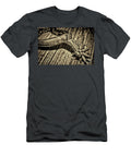 Antique Cowboy Spur on Wood in Sepia Paul Ward T-Shirt