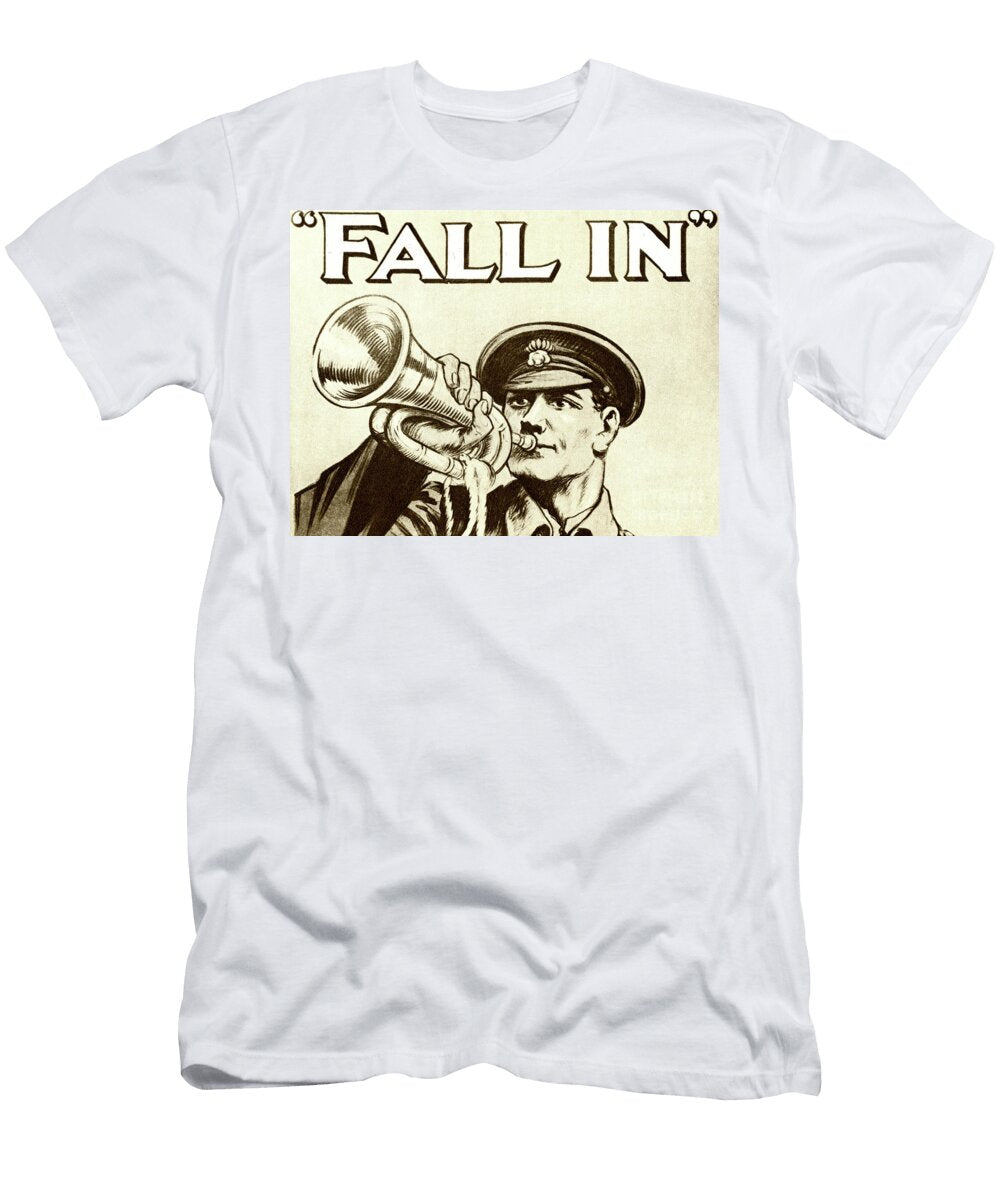 Antique Recruitment Poster for the British Army During World War One English School T-Shirt
