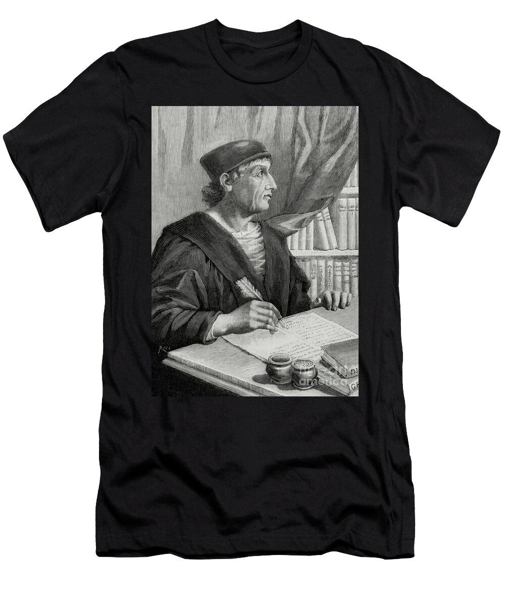 Antonio Nebrija 1441 1522 Spanish Scholar Historian Teacher and Poet Unknown Artist T-Shirt
