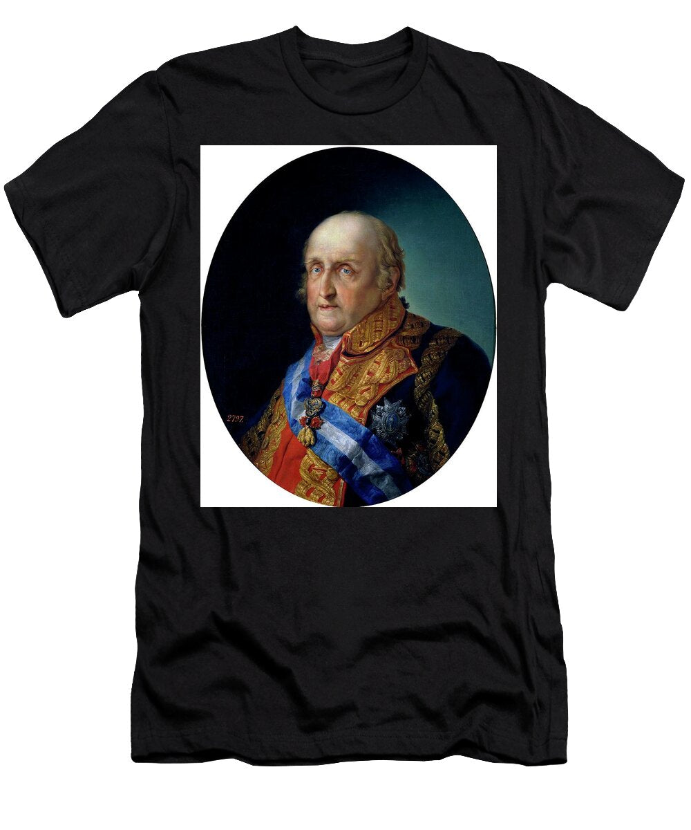 Antonio Pascual of Borboun and Saxony Infante of Spain Ca 1815 Spa Vicente Lopez Portana 1772 1850 T-Shirt