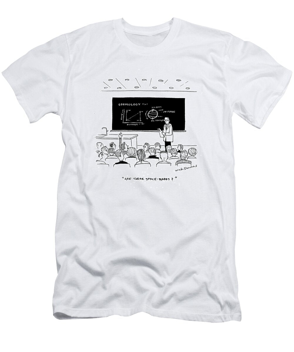 Are There Space Babes Nick Downes No Index T-Shirt