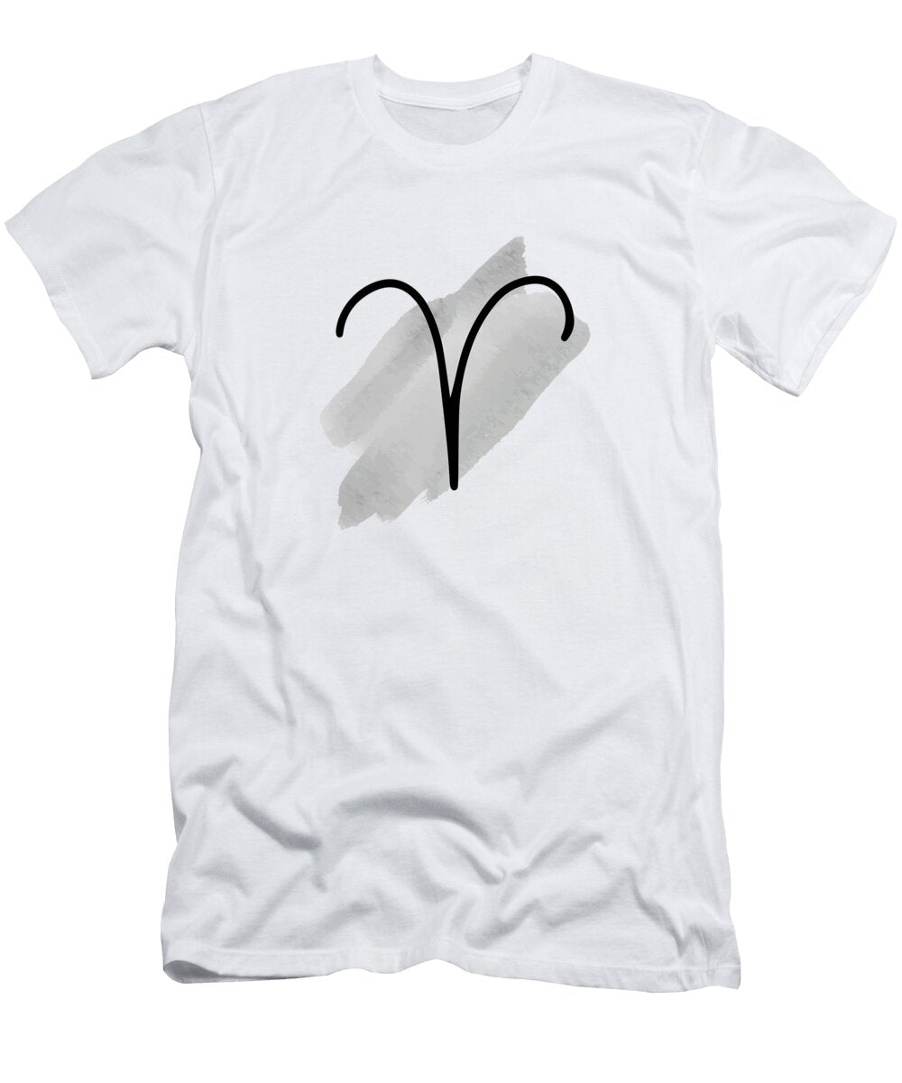 Aries March 21 April 20 the Ram Symbols Horoscope and Astrology Line Signs Zodiac Sign Mounir Khalfouf T-Shirt
