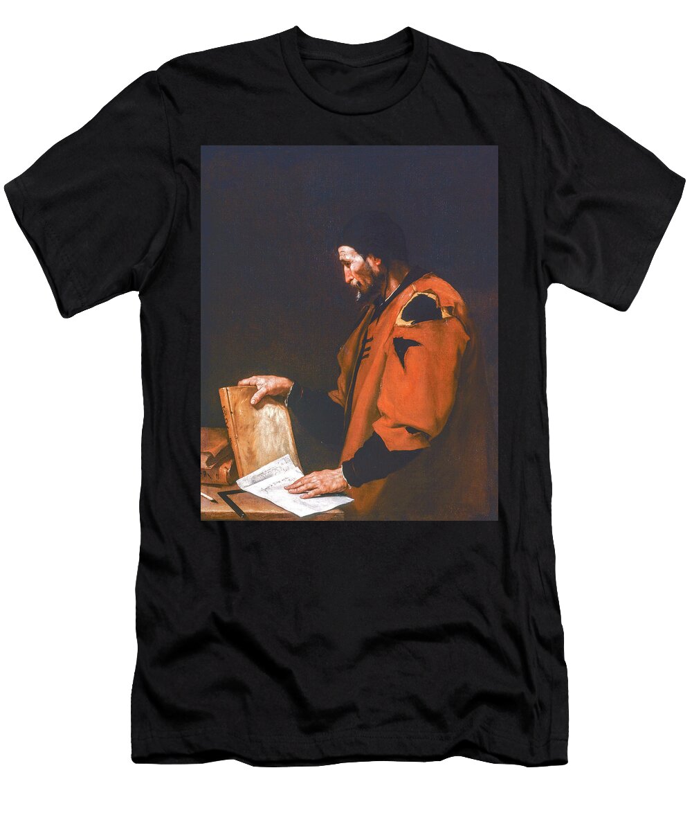Aristotle By Jusepe De Ribera 1637 Carol Japp T-Shirt