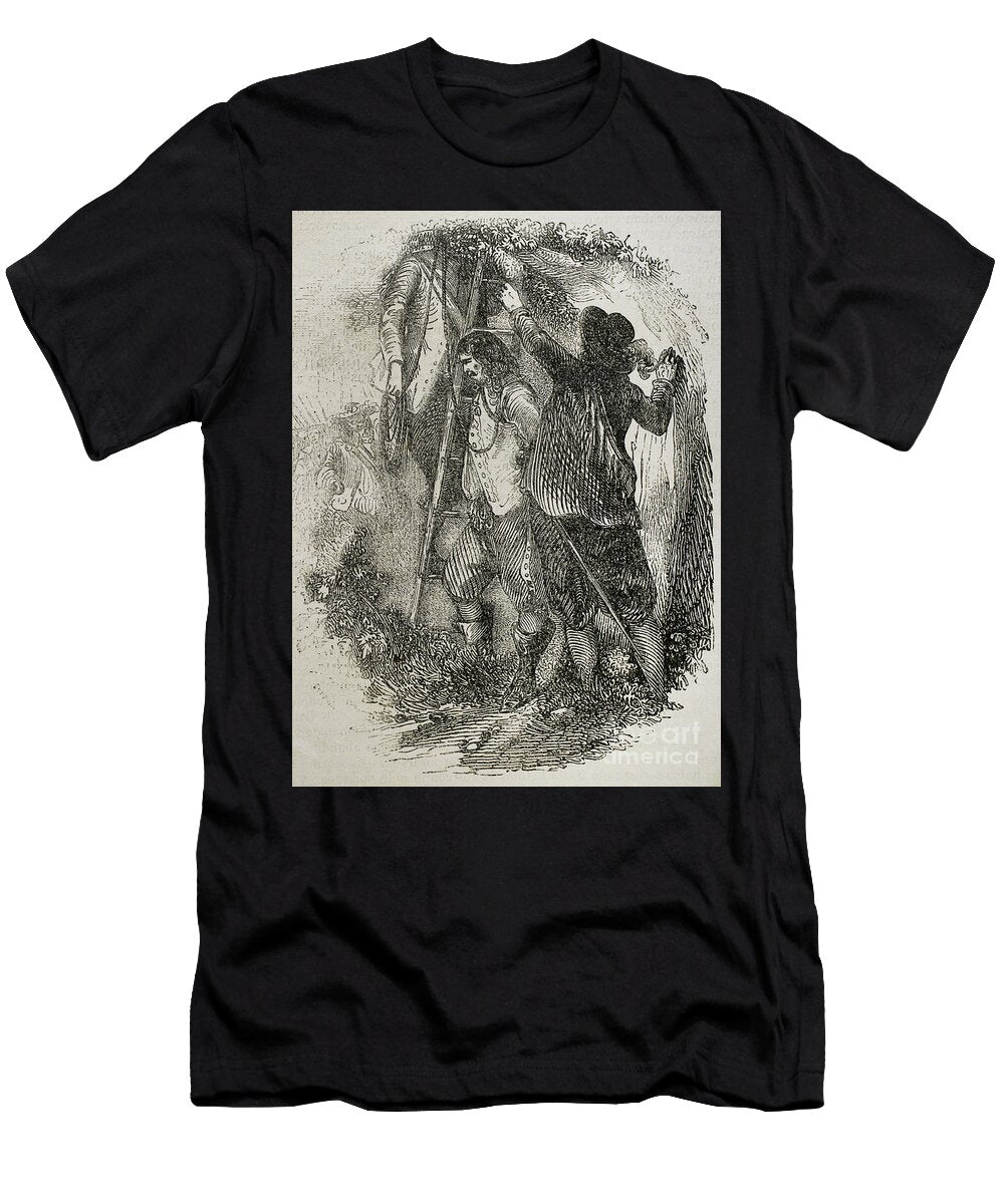 Armand Charles De LA Porte Duc De LA Meilleraye 1632 1713 Orders the the Envoy From Bordeaux to Be Hanged Unknown Artist T-Shirt