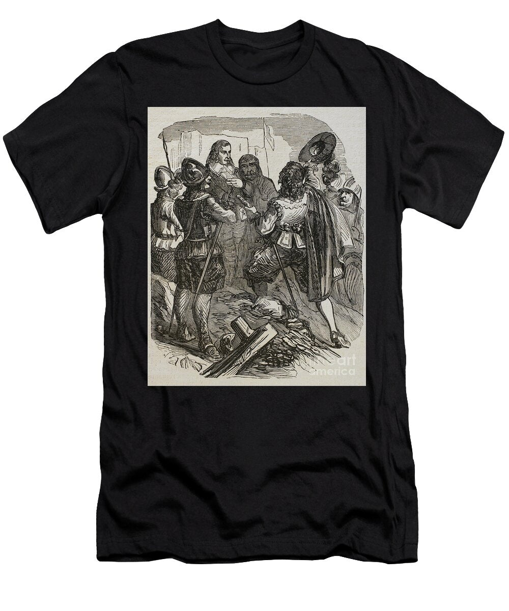 Armand Charles De LA Porte Duc De LA Meilleraye 1632 1713 Receives the Marshals Baton Unknown Artist T-Shirt