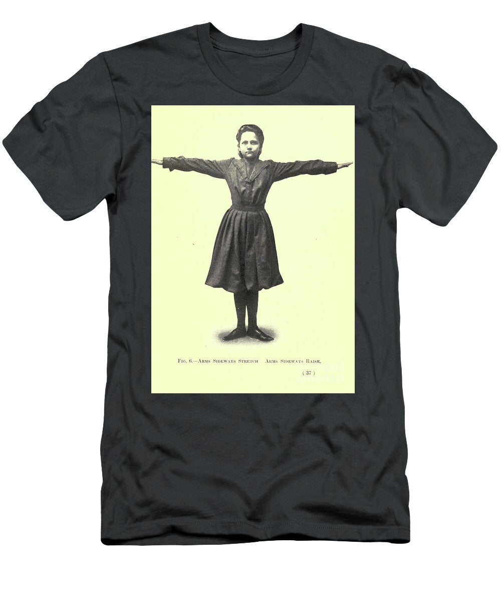 Arms Sideways Stretch Arms Sideways Raise I Historic Illustrations T-Shirt
