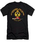 Army 1st Bn 5th Cavalry Desert Storm Shield W Svc V1 Tom Adkins T-Shirt
