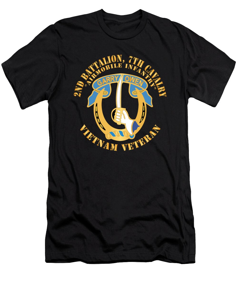 Army 2nd Battalion 7th Cavalry Vietnam Veteran X 300 Tom Adkins T-Shirt