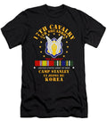 Army 5th Squadron 17th Cavalry Air Cav Camp Stanley Korea W Kdsm Svc Tom Adkins T-Shirt