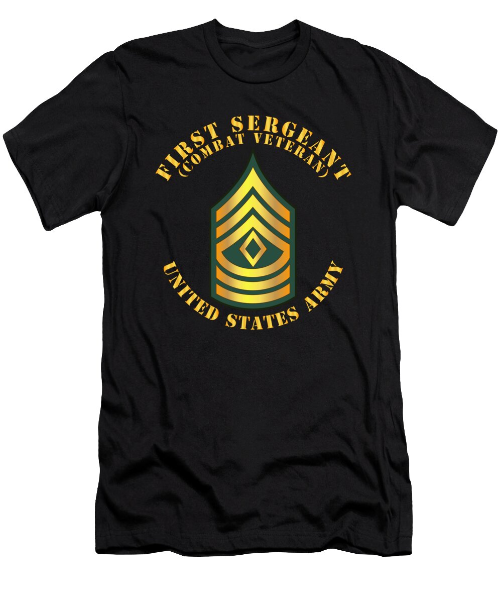Army First Sergeant 1sg Combat Veteran Tom Adkins T-Shirt
