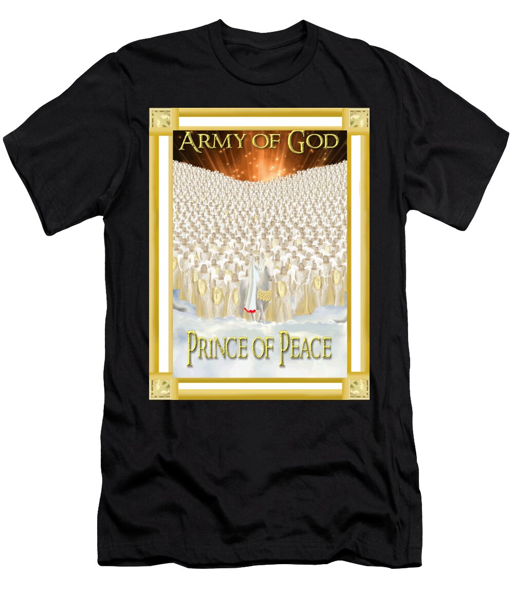 Army of God Jesus Christ the King Laura Hillyer T-Shirt