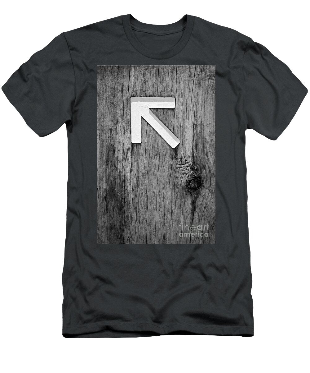 Arrow Signs Black and White Tim Hester T-Shirt