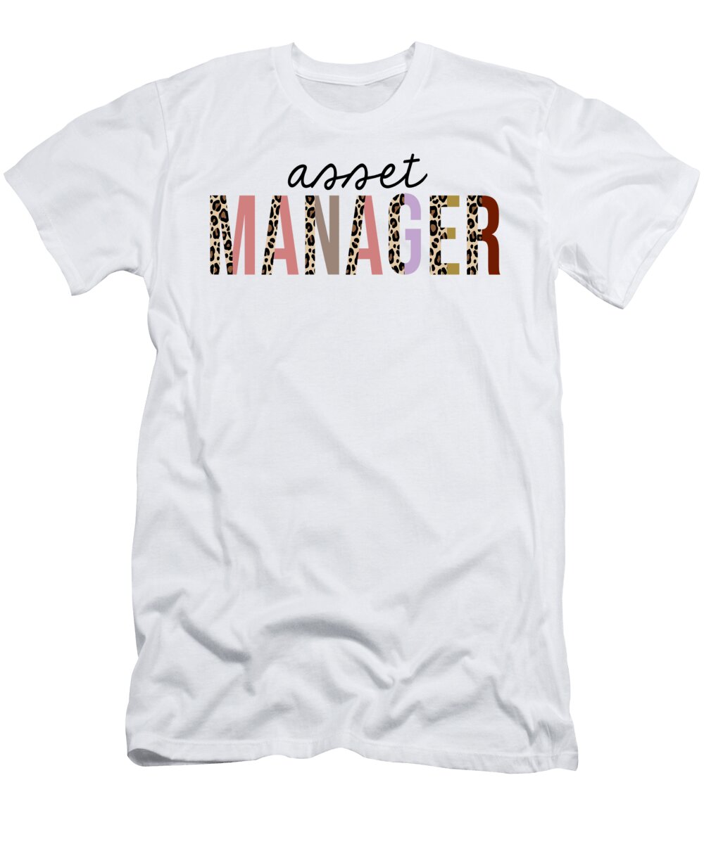Asset Manager Leopard Print Funny Jensen Cena T-Shirt