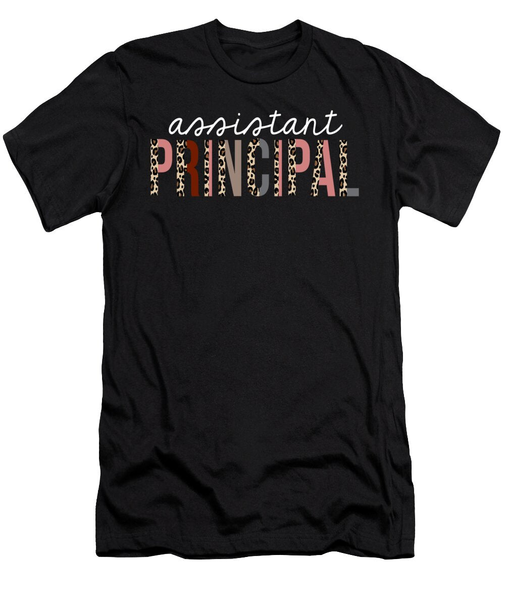 Assistant Principal Leopard Print Funny Appreciation Jensen Cena T-Shirt