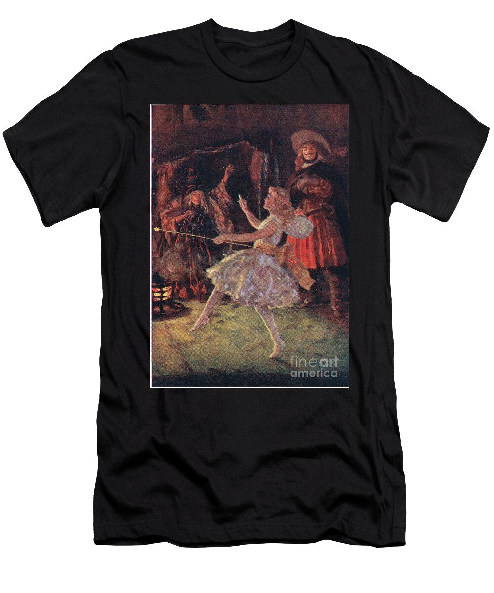 At the Back of the Cave Appeared a Little Figure in Cloudy White From Little Women Published By Associated Newspapers Limited C1940 Percy Tarrant T-Shirt