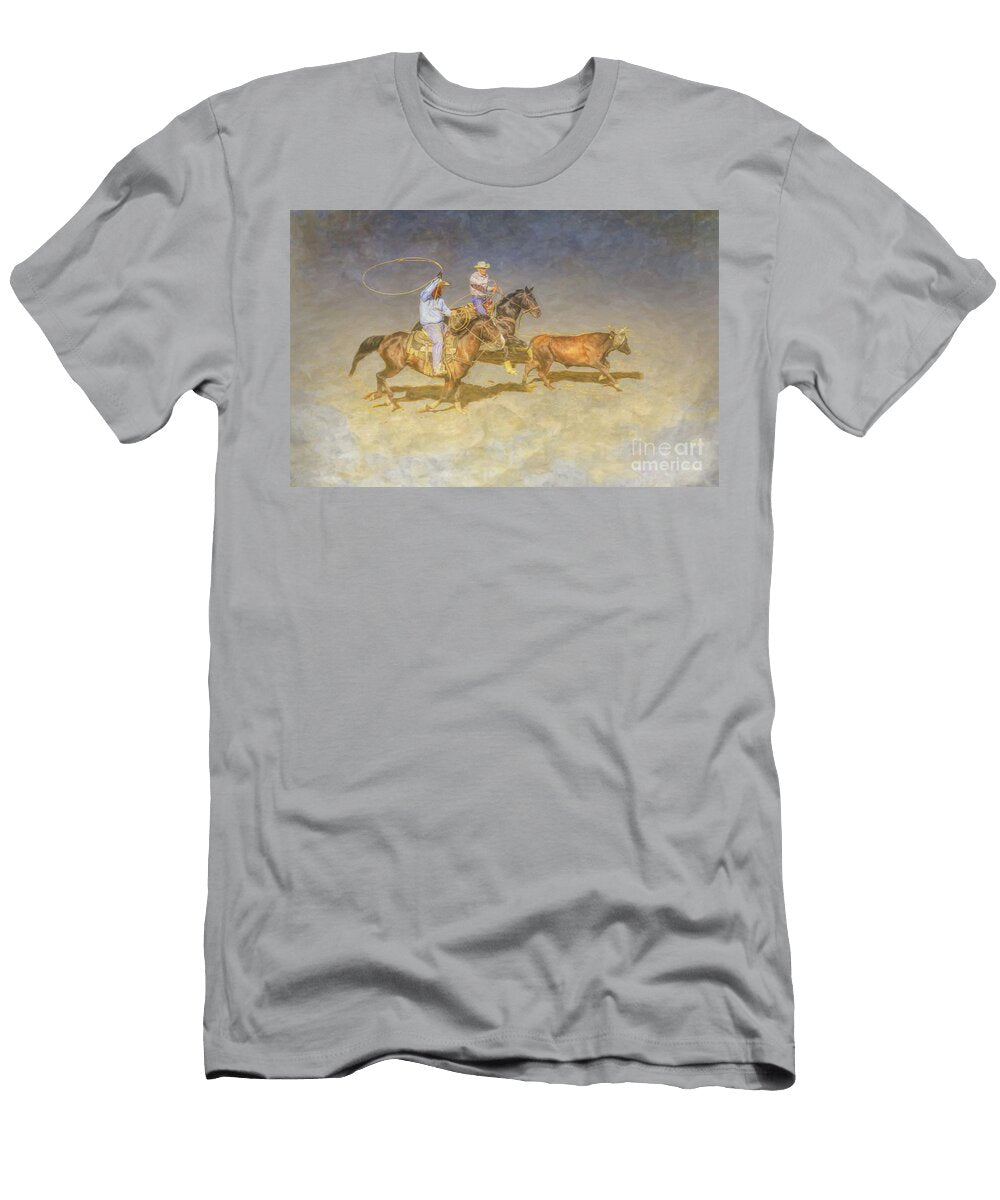 At the Rodeo Team Calf Roping Randy Steele T-Shirt
