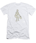 Athlete Fitness Squatting Kettlebell Drawing Aloysius Patrimonio T-Shirt
