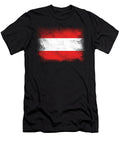 Austria Flag Psychoshadow Art T-Shirt