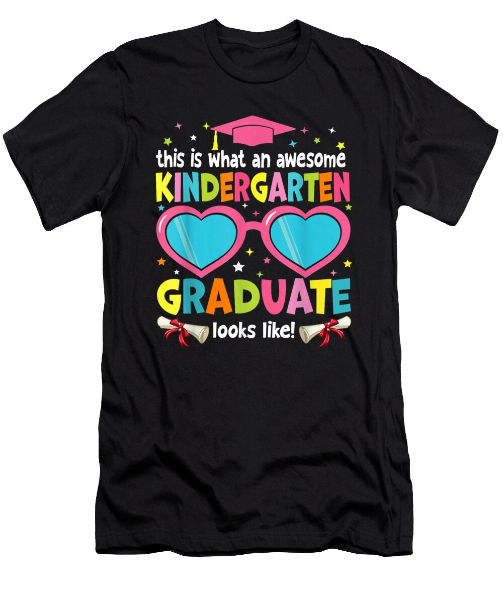 Awesome Kindergarten Graduate Looks Like Christmas Ornament Decor Holiday Gift Huy Huynh Trong T-Shirt