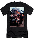 B17 Flying Fortress Memphis Belle and Movie Crew 3 Painting John Straton T-Shirt