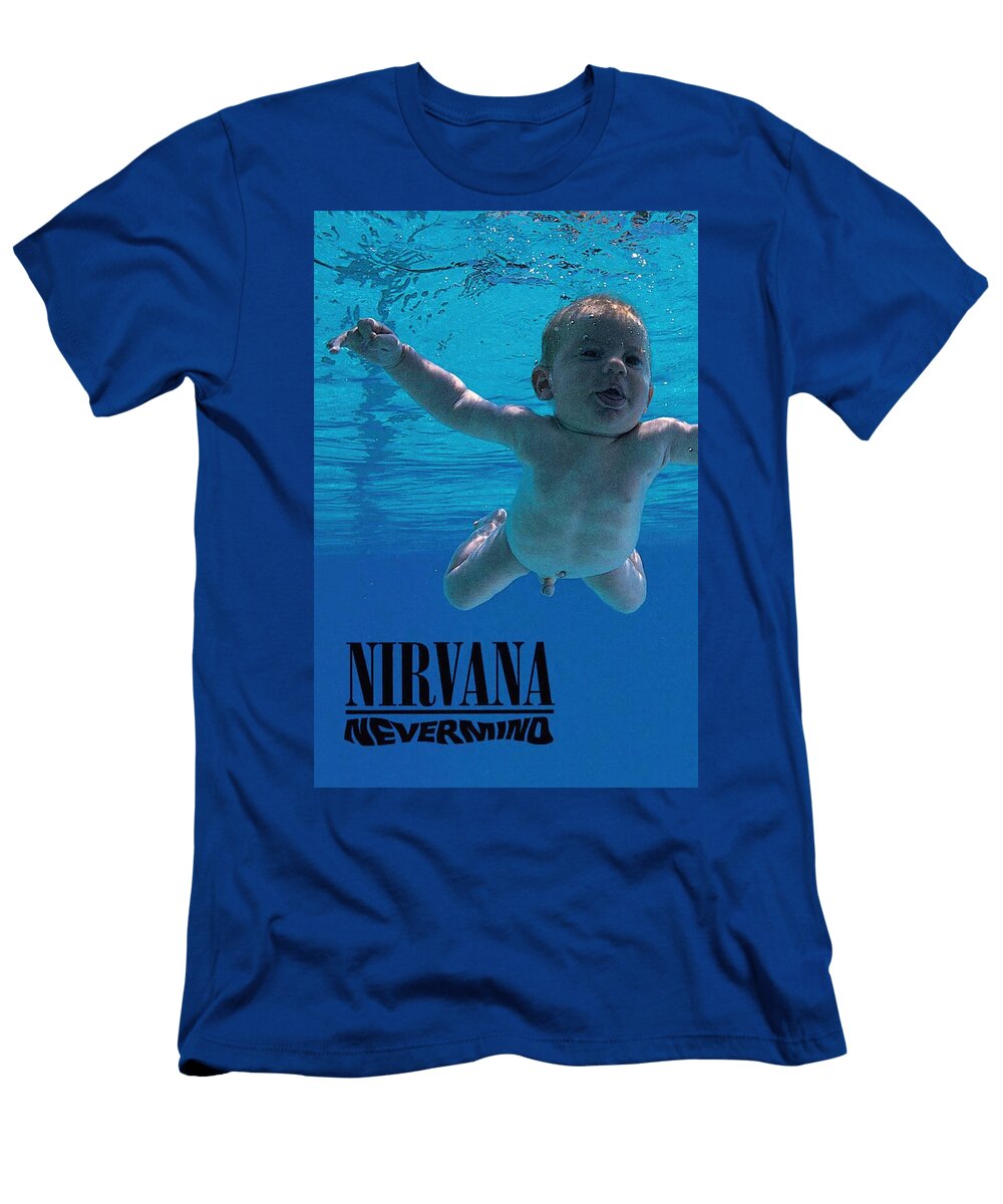 Baby Underwater Nirvana Cover World Art Collective T-Shirt