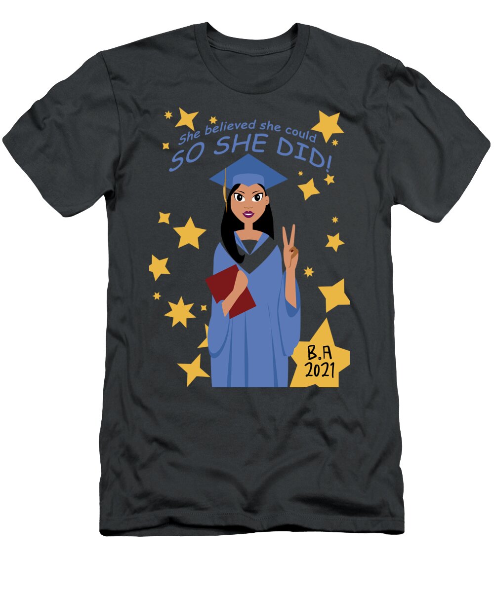 Bachelors Degree Daughter Graduation College Graduation Gift for Her High School Graduation for Be Svitlana Ostrovska and Olena Mishyna T-Shirt