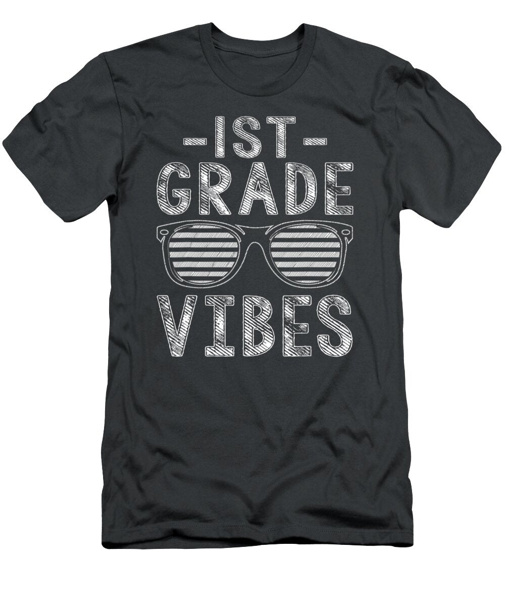 Back to School 1st Grade Vibes First Grade Teachers Students Bo Ang Ho T-Shirt