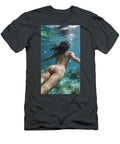 Backside of a Woman Swimming Under Clear Blue Water Jt Photodesign T-Shirt