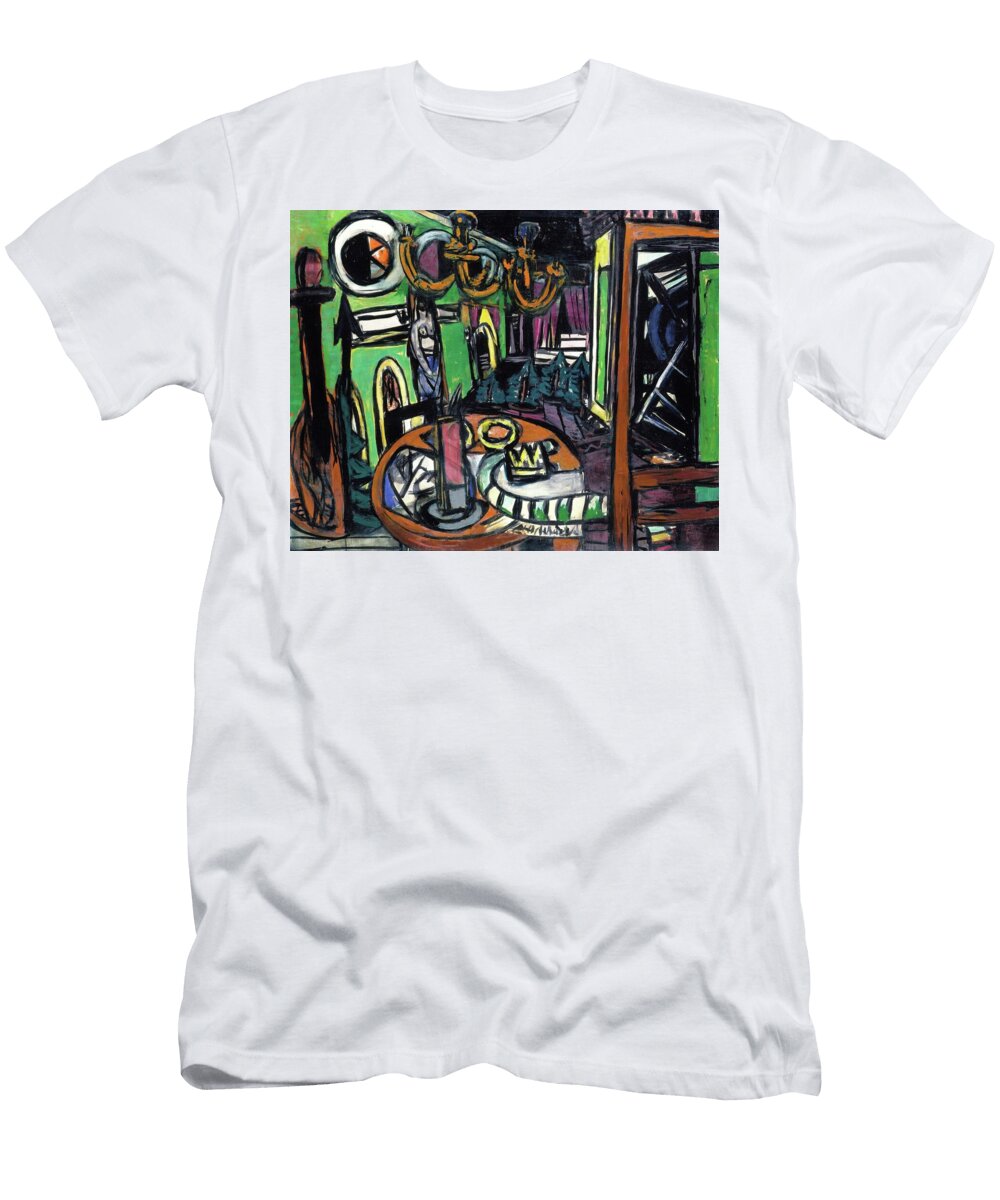 Backstage 1950 Digital Remastered Max Beckmann T-Shirt