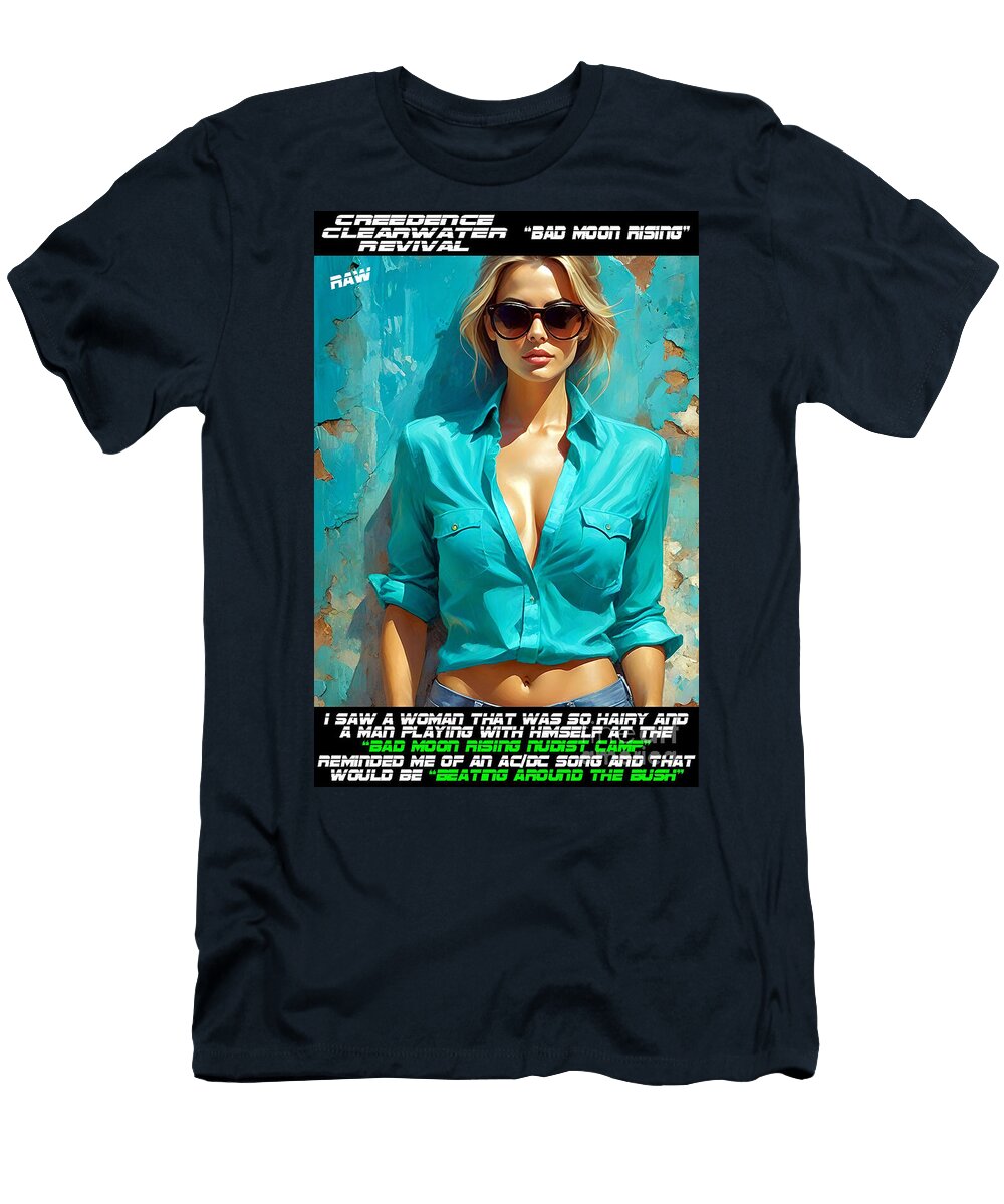 Bad Moon Rising Nudist Camp 5 Robert Williams T-Shirt
