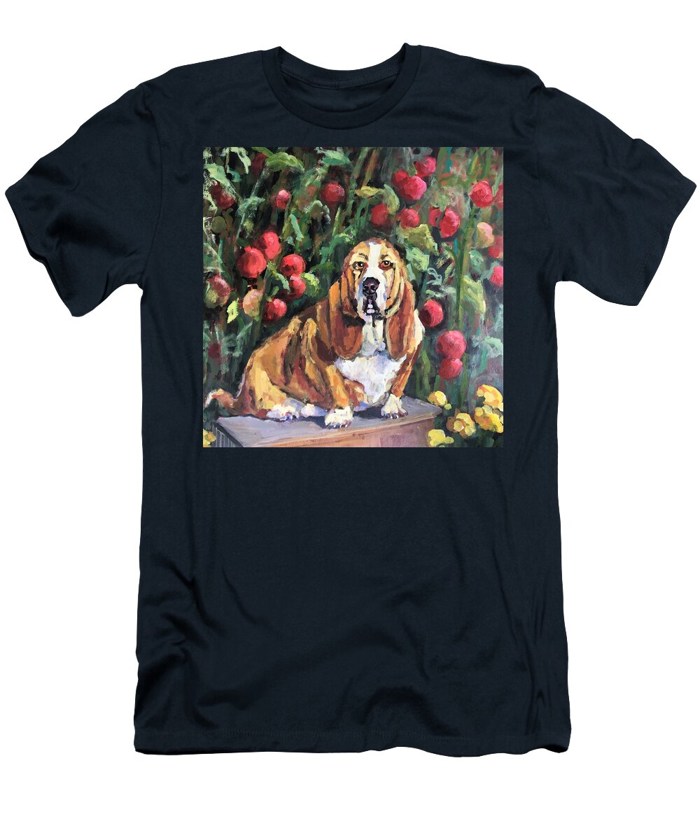 Bae in the Burpee Better Boys with Marigolds Susan Elizabeth Jones T-Shirt