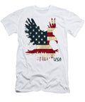 Bald Eagle Fly USA Flag Quang Vu T-Shirt