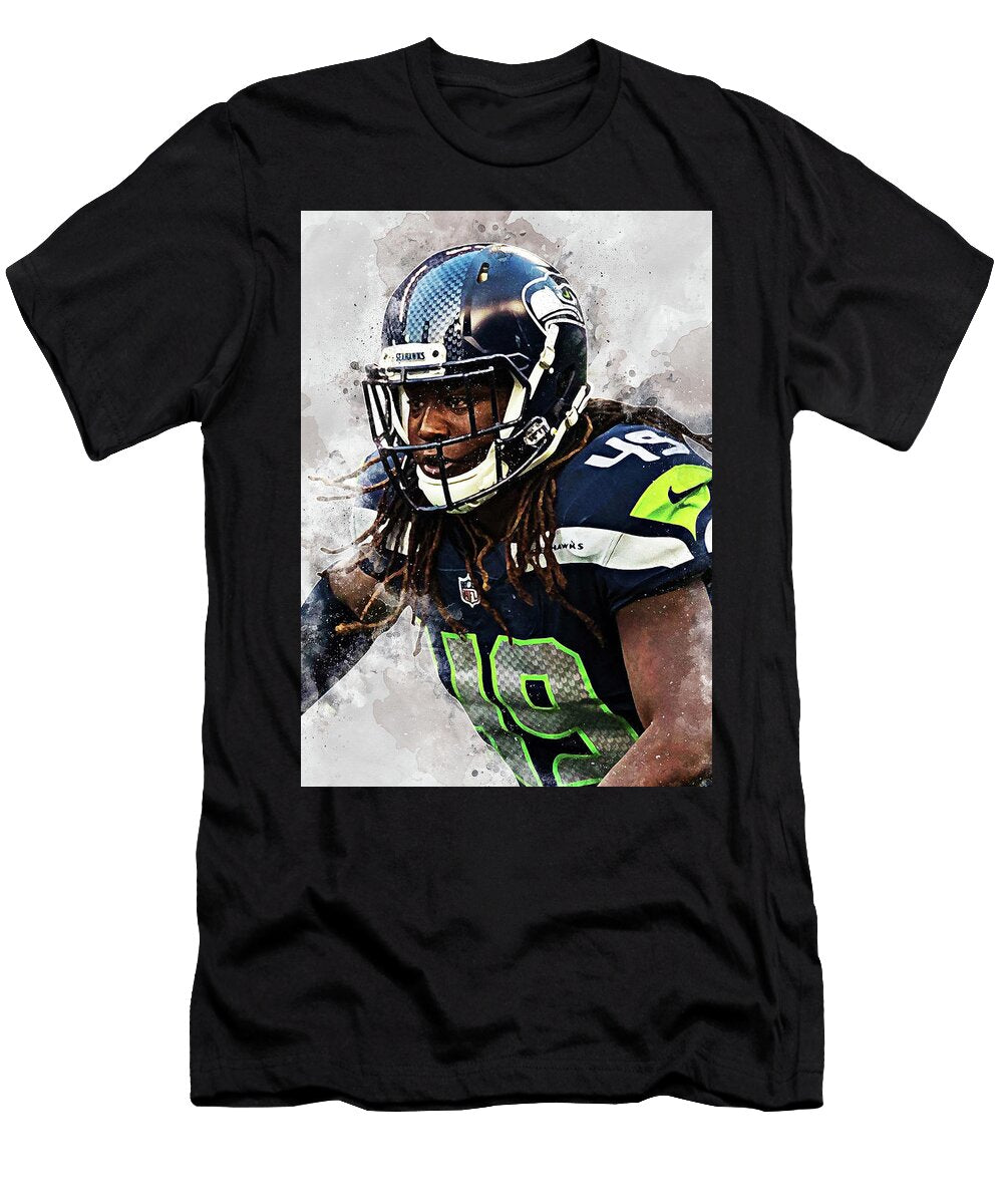 Ball NFL Shaquem Griffin Shaquemgriffin Shaquem Griffin Seattle Seahawks Player American Football Se Wrenn Huber T-Shirt
