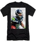 Ball NFL Tyler Lockett Tylerlockett Tyler Lockett Tylerderonlockett Tyler Deron Lockett American Fo Wrenn Huber T-Shirt