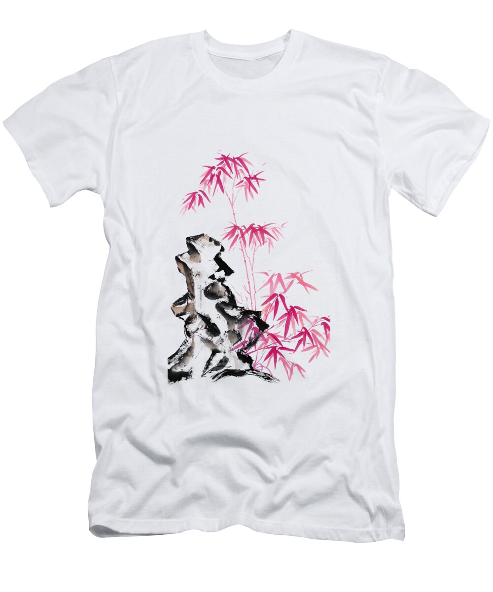Bamboo Red No Cally Birgit Moldenhauer T-Shirt