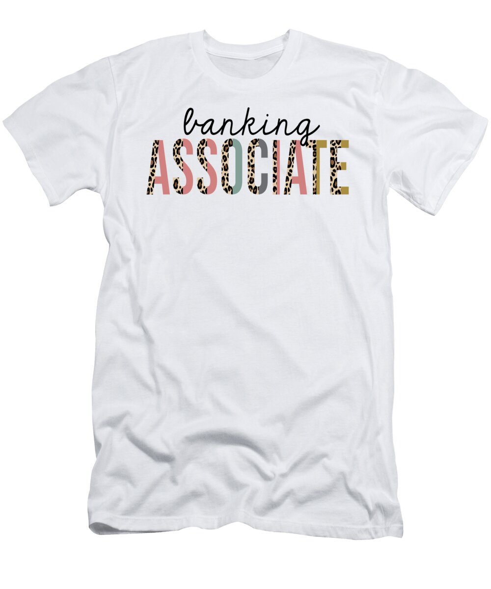 Banking Associate Leopard Print Funny Jensen Cena T-Shirt