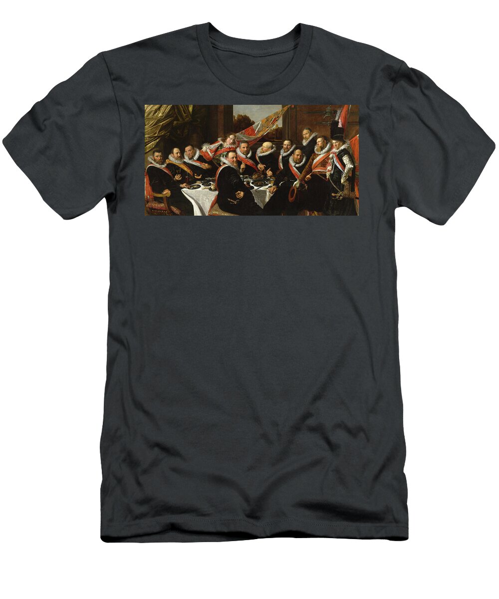 Banquet of the Officers of the St George Civic Guard 1616 Frans Hals T-Shirt